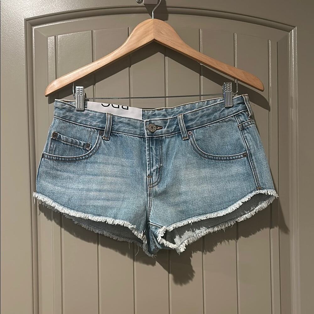 BDG Blue Denim Shorts Sz 27 NWT